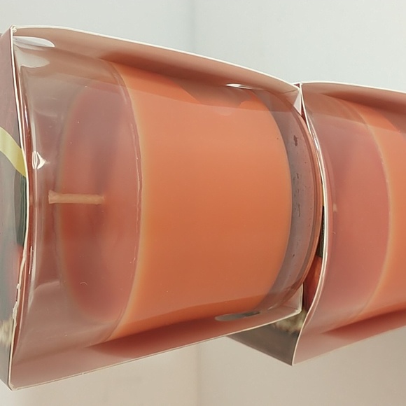 True Living Pumpkin Spice Fragranced Candles Two separate packages of 2 - Picture 4 of 6